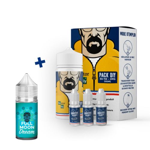 Pack DIY Dream 230 ml - 50/50 - Doctor DIY| Cigusto | Cigusto | Cigarette electronique, Eliquide