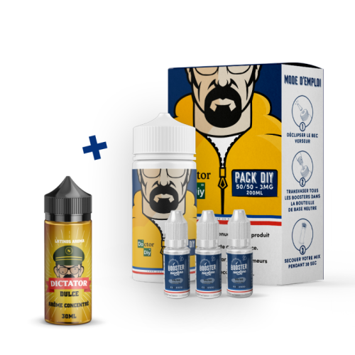 Pack DIY Dictator Dulce 230 ml 50/50  - Doctor DIY | Cigusto | Cigarette electronique, Eliquide