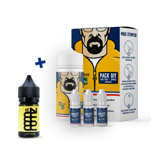 Pack DIY Fried Custard 230 ml 50/50 - Pack DIY| Cigusto | Cigusto | Cigarette electronique, Eliquide