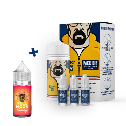 Pack DIY Happy 230 ml - 50/50 - Doctor DIY| Cigusto | Cigusto | Cigarette electronique, Eliquide
