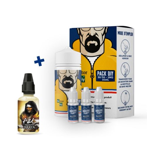 Pack DIY Jiraya 230 ml 50/50 - Doctor DIY| Cigusto | Cigusto | Cigarette electronique, Eliquide