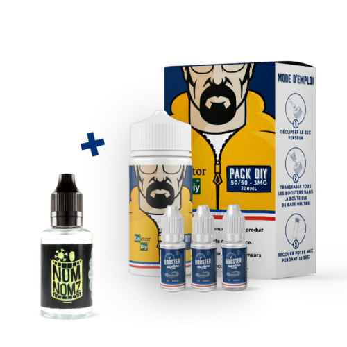 Pack DIY Nom Bongo 230 ml 50/50 - Doctor DIY| Cigusto | Cigusto | Cigarette electronique, Eliquide