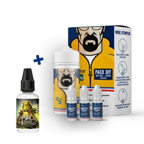 Pack DIY Oni Zero Green 230 ml 50/50 - Doctor DIY| Cigusto | Cigusto | Cigarette electronique, Eliquide