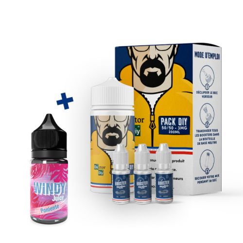 Pack DIY Poniente 230 ml 50/50 - Doctor DIY| Cigusto | Cigusto | Cigarette electronique, Eliquide