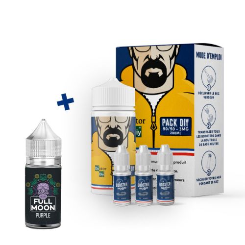 Pack DIY Purple 230 ml 50/50 - Doctor DIY| Cigusto | Cigusto | Cigarette electronique, Eliquide