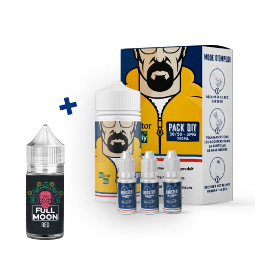 Pack DIY Red 230 ml - 50/50 - Doctor DIY | Cigusto | Cigusto | Cigarette electronique, Eliquide