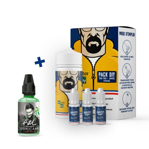 Pack DIY Shinigami Sweet 230 ml 50/50 - Doctor DIY | Cigusto | Cigarette electronique, Eliquide