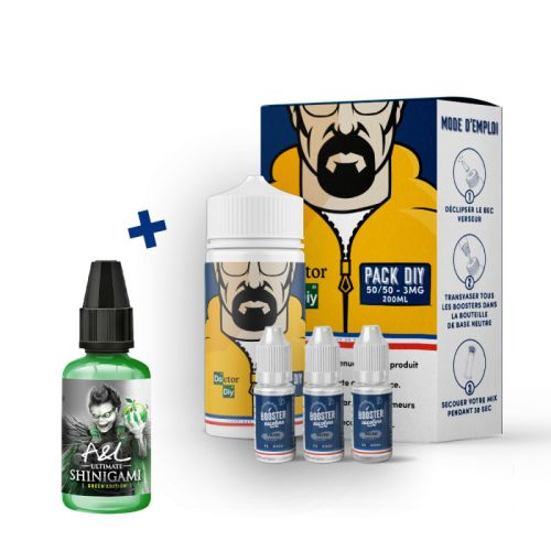 Pack DIY Shinigami Green 230 ml 50/50 - Doctor DIY | Cigusto | Cigarette electronique, Eliquide