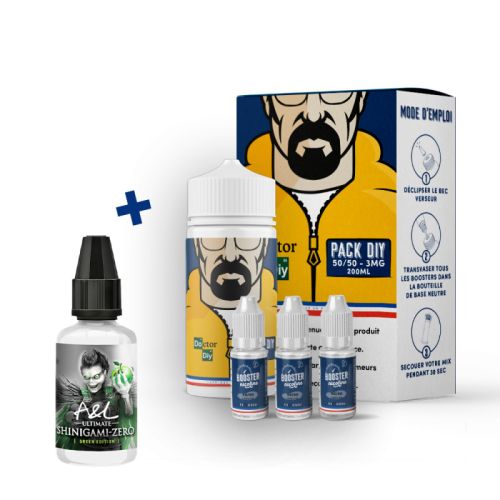 Pack DIY Shinigami Zero 230 ml 50/50 - Doctor DIY | Cigusto | Cigarette electronique, Eliquide