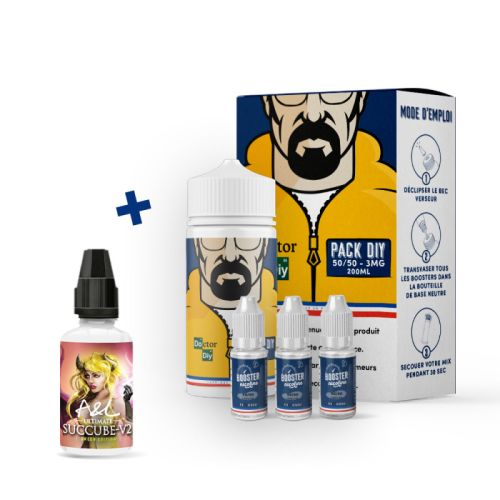 Pack DIY Succube V2 Green 230 ml 50/50 - Doctor DIY | Cigusto | Cigarette electronique, Eliquide