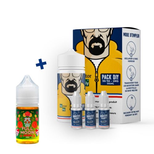 Pack DIY Sunny 230 ml - 50/50 - Doctor DIY| Cigusto | Cigusto | Cigarette electronique, Eliquide