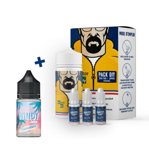 Pack DIY Tramontana 230 ml 50/50 - Doctor DIY| Cigusto | Cigusto | Cigarette electronique, Eliquide