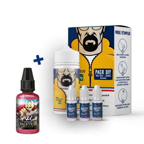 Pack DIY Valkyrie Green 230 ml 50/50 - Doctor DIY| Cigusto | Cigusto | Cigarette electronique, Eliquide