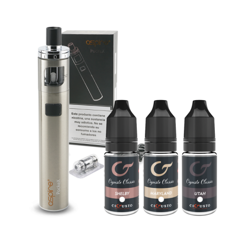Pack POCKEX Aspire + 3 eliquides Cigusto Classic 10 ml  | Cigusto | Cigarette electronique, Eliquide