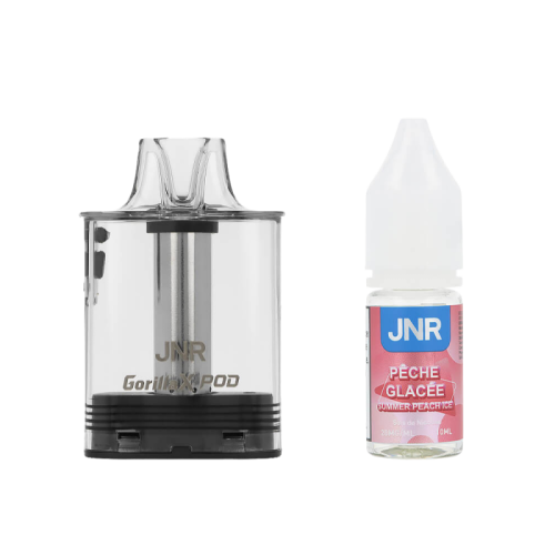 Cartouche Gorilla X Summer Peach Ice de chez JNR 15ml | Cigusto | Cigusto | Cigarette electronique, Eliquide
