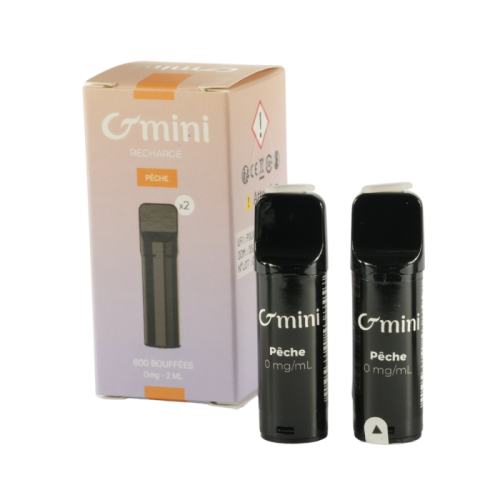 Cartouche G MINI Pêche Cigusto | Pod 2ml sel de nicotine | Cigusto | Cigarette electronique, Eliquide