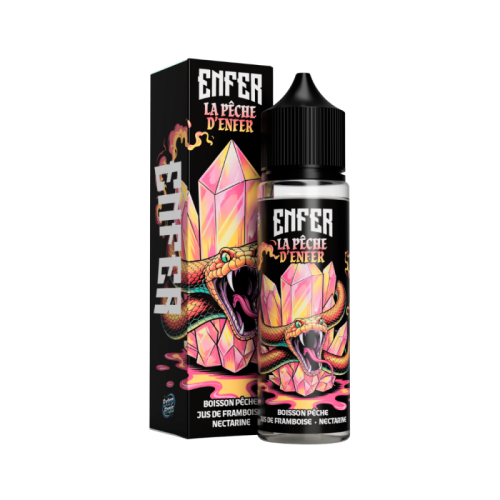 E Liquide La Pêche d'ENFER en 50 ml gamme Les Fruits d'ENFER | Cigusto | Cigarette electronique, Eliquide
