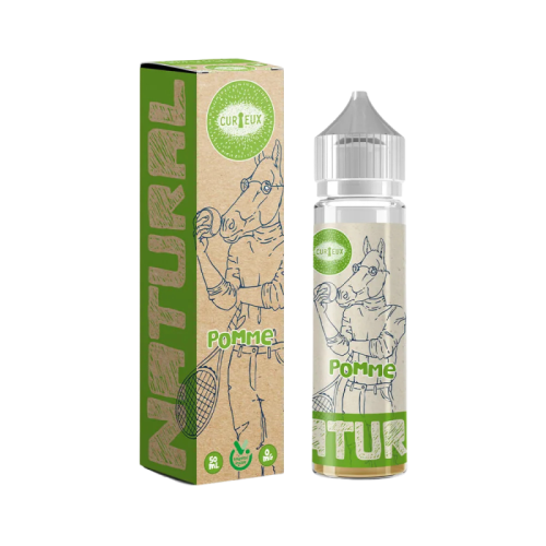 E Liquide POMME 50 ml de chez Curieux Edition Natural Sans PG | Cigusto | Cigarette electronique, Eliquide