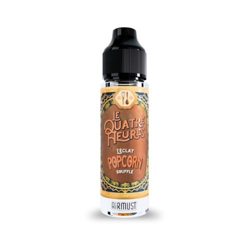 E Liquide ECLAT POPCORN Le Quatre Heures 50ml - Fabrication française  | Cigusto | Cigarette electronique, Eliquide