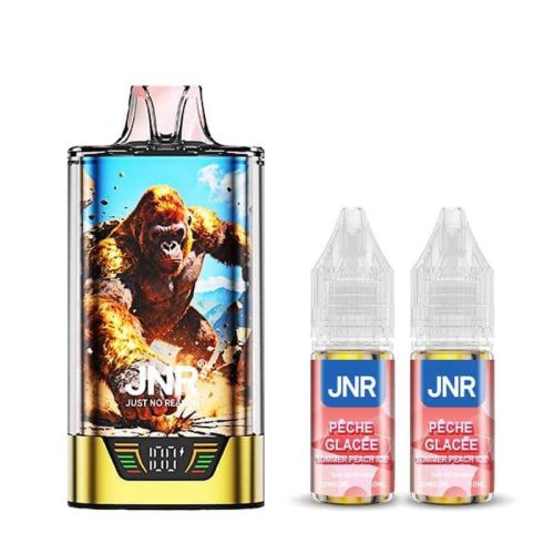 Pod GORILLA X Summer Peach Ice 43000 puffs par JNR | Cigusto | Cigusto | Cigarette electronique, Eliquide