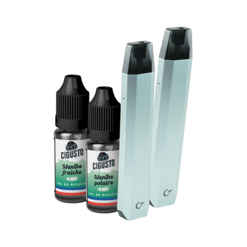 Pack Ecigarette Je Passe à la Vape Regular Menthe - Cigusto | Cigusto | Cigarette electronique, Eliquide