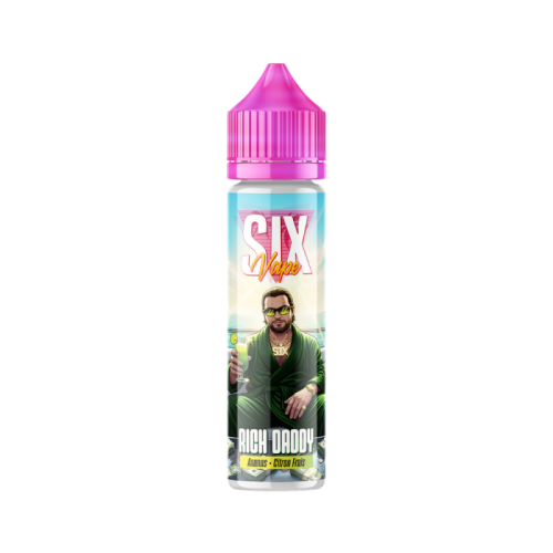E Liquide RICH DADDY SIX VAPE 50ml - Ananas Citron Frais LEVEST | Cigusto | Cigarette electronique, Eliquide