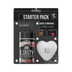 E Liquide Rouge d'embarras en STARTER PACK 170 ml de chez E-Tasty | Cigusto | Cigarette electronique, Eliquide