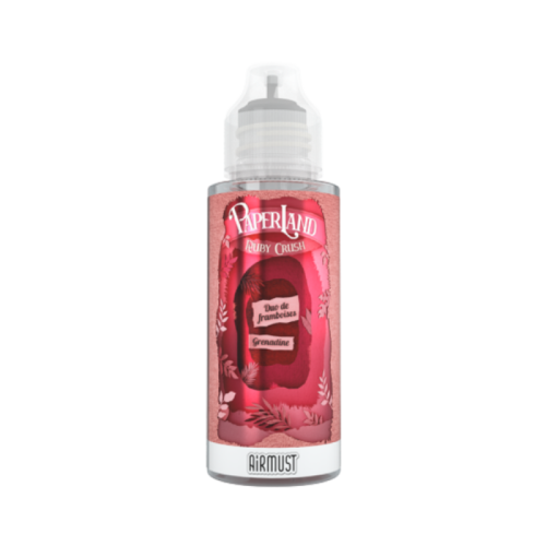 E Liquide RUBY CRUSH Paperland 100ml – framboise et grenadine  | Cigusto | Cigarette electronique, Eliquide