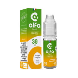 E Liquide Orange Sanguine Fruités Alfaliquid 10ml - France 70/30  | Cigusto | Cigarette electronique, Eliquide