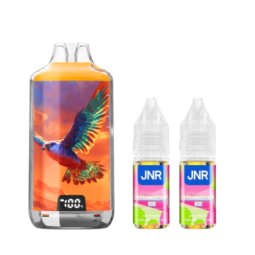 Pod FALCON X Strawberry Ice JNR x Cigusto | Puff rechargeable 28K | Cigusto | Cigarette electronique, Eliquide
