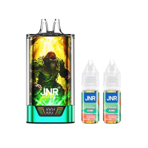 Puff GORILLA X Strawberry Kiwi 43000 de la marque JNR | Cigusto | Cigusto | Cigarette electronique, Eliquide