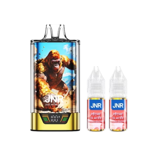 Pod GORILLA X Summer Peach Ice 43000 puffs par JNR | Cigusto | Cigusto | Cigarette electronique, Eliquide