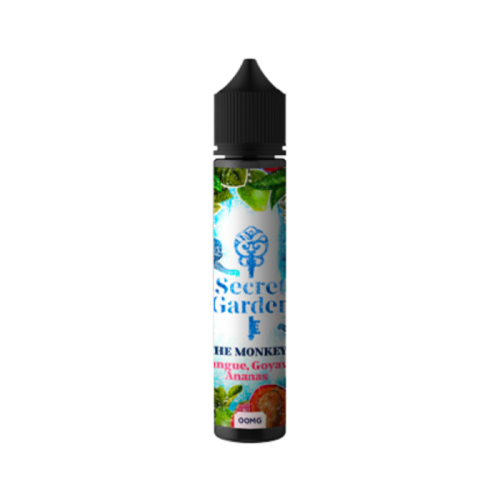 E Liquide France The Monkey 50ml Secret Garden | E cigarette | Cigusto | Cigarette electronique, Eliquide