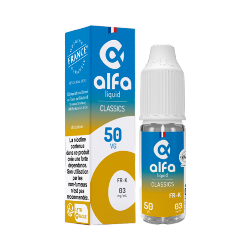E Liquide FrK Alfaliquid 50/50 format 10 ml - Cigusto | Cigusto | Cigarette electronique, Eliquide
