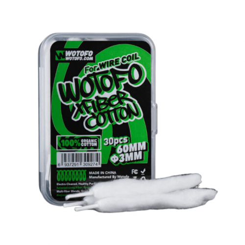 30 mèches coton 3mm XFiber Cotton Wotofo Atomiseur reconstructible | Cigusto | Cigarette electronique, Eliquide