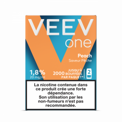 Cartouches pou pod Veev One - 1,8% - Peche | Cigusto | Cigarette electronique, Eliquide