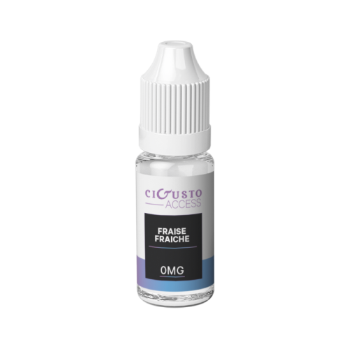 E Liquide nicotiné 10 ml FRAISE FRAICHE de la gamme Cigusto Access | Cigusto | Cigarette electronique, Eliquide