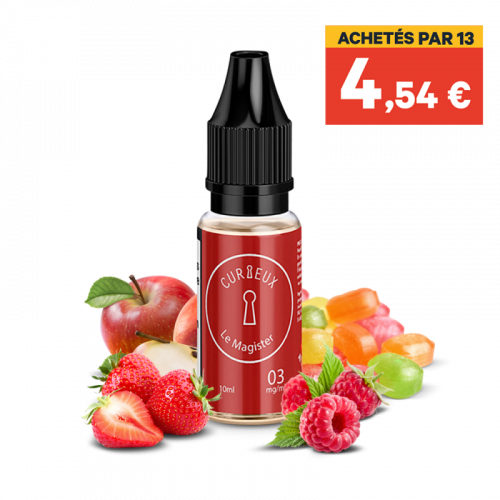 E liquide France Magister 10 ml - CURIEUX  Nicotine 0mg | Cigusto | Cigarette electronique, Eliquide