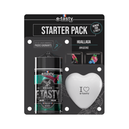 E Liquide Huallaga en format STARTER PACK 170 ml de chez E-Tasty | Cigusto | Cigarette electronique, Eliquide
