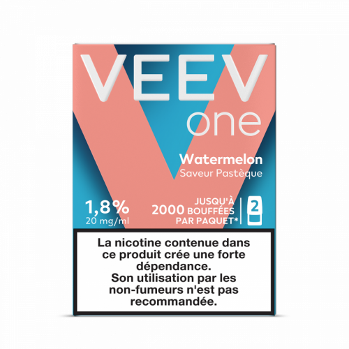 Cartouche pour Pod Veev One - 1,8% - Pastèque | Cigusto | Cigarette electronique, Eliquide