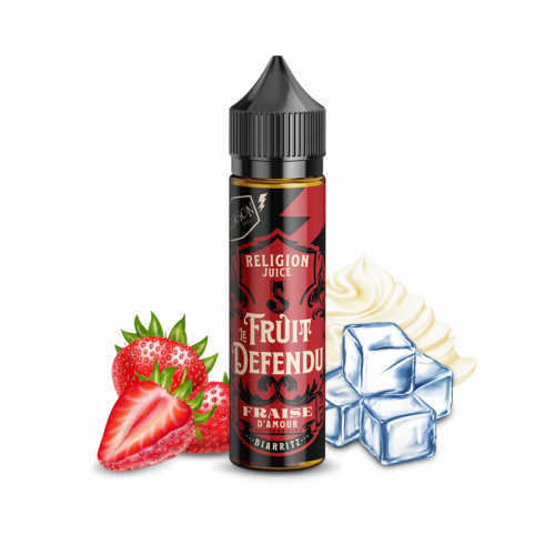 E liquide France Fraise d'Amour 50ml - RELIGION JUICE Nicotine 0mg | Cigusto | Cigarette electronique, Eliquide