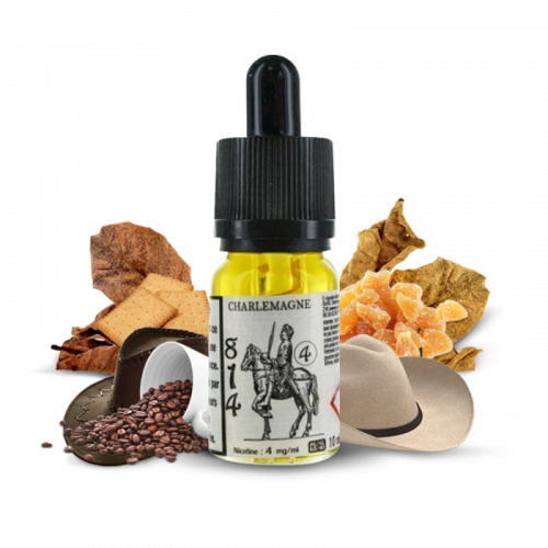 CHARLEMAGNE 10ml  814  8 mg Gourmand 60/40 France 8 mg | Cigusto | Cigarette electronique, Eliquide