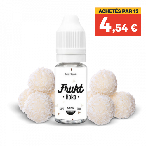FRUKT 50/50 KOKO 10 ML | Cigusto | Cigarette electronique, Eliquide