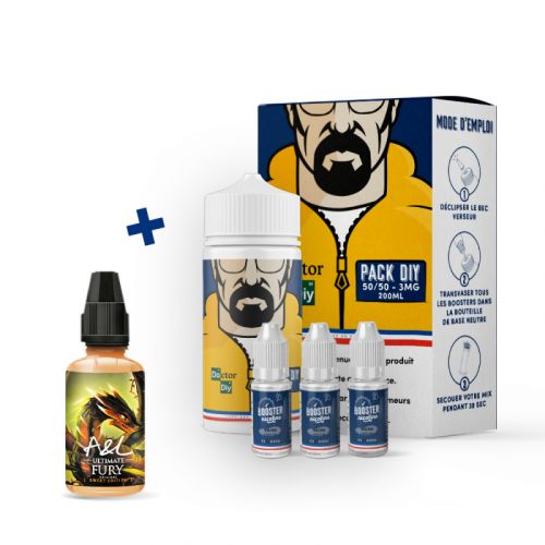 Pack DIY Fury Sweet 230 ml 50/50 - Doctor DIY| Cigusto | Cigusto | Cigarette electronique, Eliquide