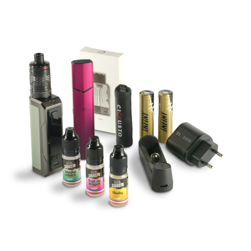 Pack pod Simple Accu Découverte | Cigusto | Cigarette electronique, Eliquide