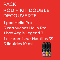 Pack Pod et Kit Double Decouverte - Cigusto