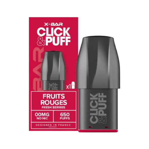 Cartouche Click & Puff FRESH BERRY de X Bar 10mg/ml | Cigusto | Cigusto | Cigarette electronique, Eliquide