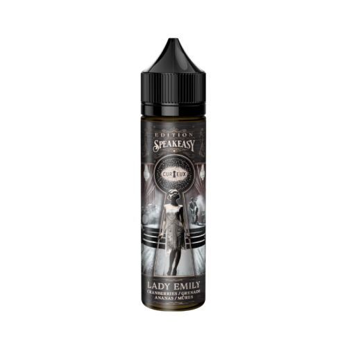 E Liquide LADY EMILY en format 50 ml de Speakeasy par Curieux | Cigusto | Cigarette electronique, Eliquide