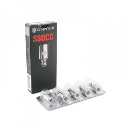 Boite de 5 resistances SSOCC de 0,5 ou 1,2 ou 1.5 Ohm Kangertech | Cigusto | Cigarette electronique, Eliquide
