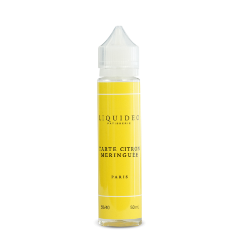 E Liquide Tarte Citron Meringuée Tentation 50 ML Liquideo Nicotine 0g | Cigusto | Cigarette electronique, Eliquide